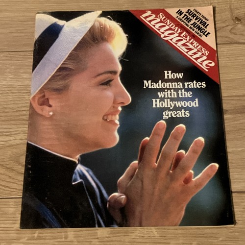 Sunday express 1986 madonna - 1986.,