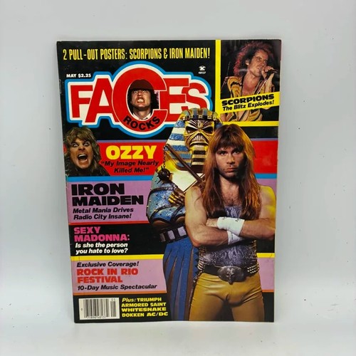 Faces rocks magazine - magazine, 1985