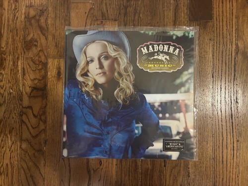 Madonna music black lp - madonna,