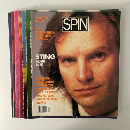 Spin magazine vintage - spin,