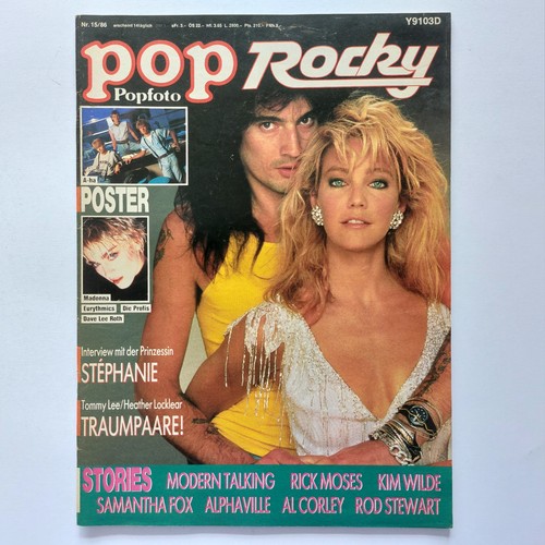 Pop rocky german magazine 1986 - rocky,