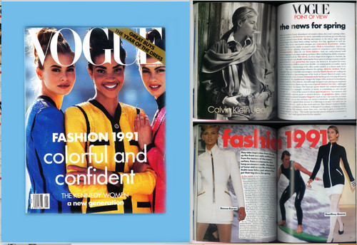 Vogue january 1991 - vogue-january, 1991-'spring