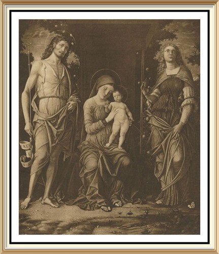 Original 1901 mantegna 120 - original,