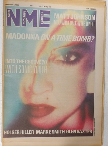 Nme december 1986 madonna - , /