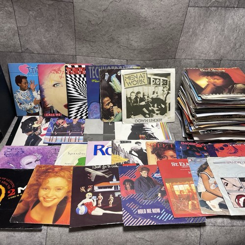 100 vinyl singles job - x,